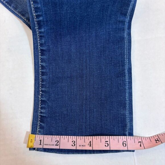 Black Orchard Gigi High Rise Straight Leg NEW Size 24 Color Little Boy Blue - Picture 15 of 15